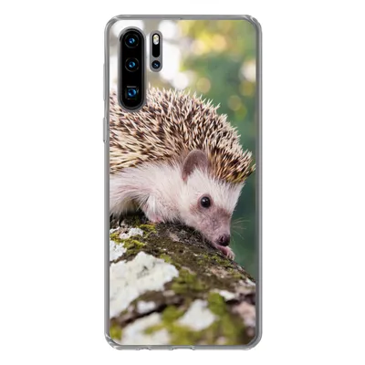 Produktbild von MuchoWow® Handyhülle Schutzhülle Hülle für Huawei P30 Pro Baby - Igel - Baum Silikon Softcase Handy Hülle - Schutzdeckel