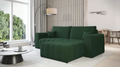 Obrázek produktu pro Sedací souprava s úložným prostorem BELADORE - zelená