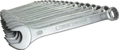 Produktbild von Dönges Ringmaulschlüssel-Satz, DIN 3113, 17-teilig, 6-22 mm (Ringmaulschlüssel)