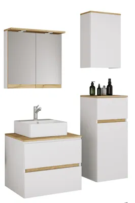 Obrázok produktu pre 5-dielna súprava kúpeľňového nábytku s umývadlom Cosila-A 60 cm