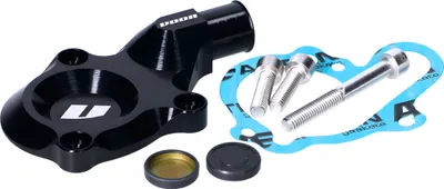 Produktbild von Wasserpumpendeckel VOCA Racing CNC schwarz für Minarelli AM6
