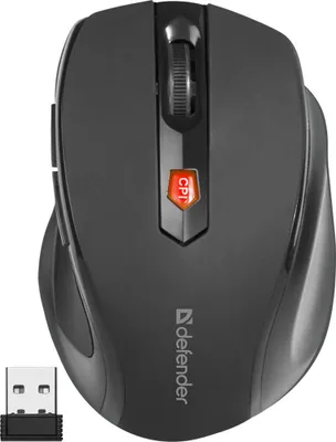 Produktbild von Maus  Defender Ultra Mm-315 Rf  Schwarz Optisch 1600Dpi 6P