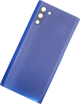 Produktbild von Für Samsung Galaxy Note 10 SM-N970F Akkudeckel Back Cover Mit Kameralinse Blau