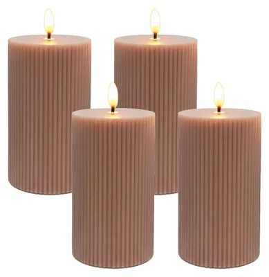 Immagine prodotto di Candele a LED in vera cera senza fiamma, fiamma tremolante