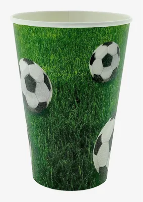 Obrázek produktu pro 10 kelímků na pití, karton, 0,2 l "Fotbal"