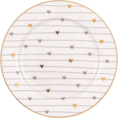 Produktbild von Greengate Grace Brotteller grey 15cm