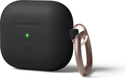 Produktbild von elago AirPods 3 Silicone Hang Case, Hülle, Schwarz