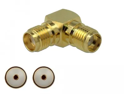 Obrázek produktu pro DeLOCK 89964, SMA, SMA, SMA, Samice, Samice, 90°