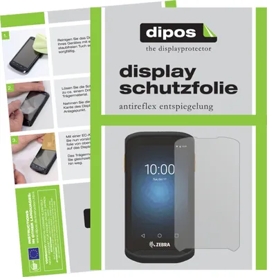 Produktbild von 6x Schutzfolie für Zebra TC20 matt Displayschutzfolie Folie Display Schutz dipos
