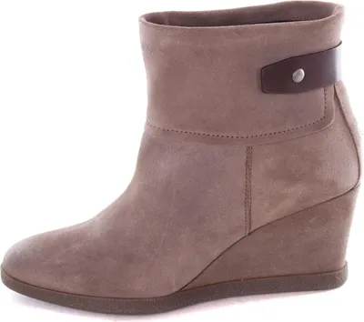 Produktbild von Tommy Hilfiger Damen Ancle Boots Stiefeletten Keilabsatz Taupe #41