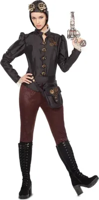 Produktbild von Verkleidung für Erwachsene My Other Me Steampunk (4 Stücke) - S