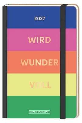 Produktbild von Terminplaner Letterart 2027 wird wundervoll