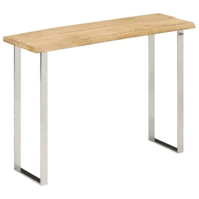 Produktbild von Möbel Konsolentisch mit Baumkante 105x33x76 cm Massivholz Mango - Konsolentische 372766
