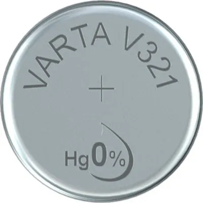 Produktbild von VARTA Silber Oxid Uhrenzelle V321 (SR65) 1,55 Volt 13 mAh
