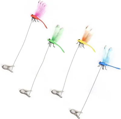 Produktbild von 4 Stück Libellenschmuck, 12 cm, Kunststoff, für Garten und Balkon
