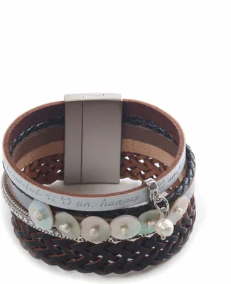 Produktbild von Armband Iraya mit Muschelplättchen von collezione alessandro
