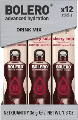 Produktbild von Bolero Sticks (12x3g) Cherry Cola - Intra- & Post-Workout - Intra-Workout