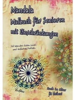Produktbild von Mandala Malbuch für Senioren mit Einschränkungen