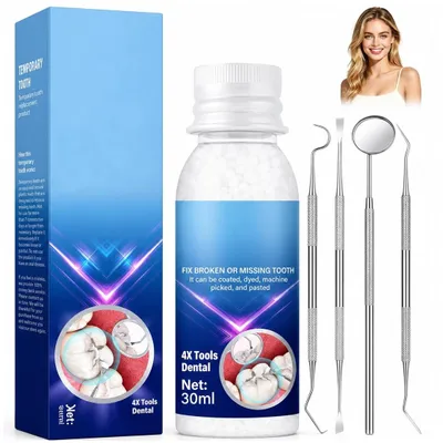 Produktbild von Zahnreparatur-Set mit thermoplastischen Kügelchen für Notfallreparaturen