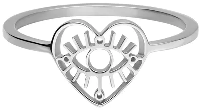 Produktbild von Wildcat Ring - Eye Ring - Silber, 19,0 mm - Chirurgenstahl 316L - wasserfest, langlebig, hautverträglich, Silber