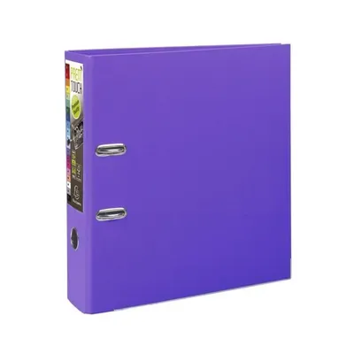 Image de Classeur Exacompta PREM'TOUCH, en polypropylène, à 2 anneaux, format DIN A4, largeur 80 mm, couleur violet
