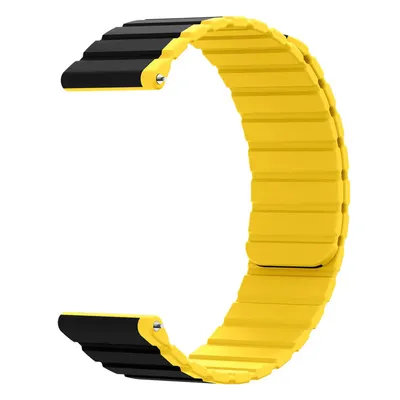 Immagine prodotto di Cinturino SYSTEM-S 20 mm in silicone magnetico per Samsung Galaxy Watch 5 4 in giallo