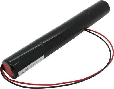 Produktbild von Notleuchtenakku NiMH 4,8V 4500mAh L1x4 Mono D mit 200mm Kabel einseitig ersetzt 4,8 V Akku
