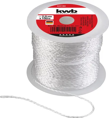 Image de kwb 922130 Cordon de maçon 2 mm Blanc 100 m (922130)