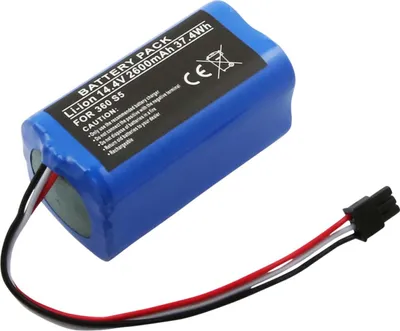 Zdjęcie produktu dla Avizar, akumulator zamienny do robota odkurzającego 360 S5 Li-Ion 14,4 V 2600 mAh, czarny/niebieski