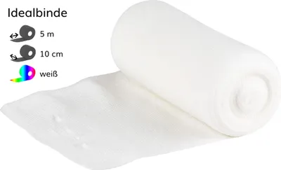 Produktbild von Ideal-Binden 5m x 10cm, 10 St BIN