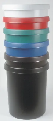 Zdjęcie produktu dla Helit H6106234 Abfallbehälter Rund Kunststoff Blau (H6106234)