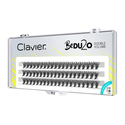 Zdjęcie produktu dla Clavier BeDU2O Double Volume Kępki rzęs 6mm