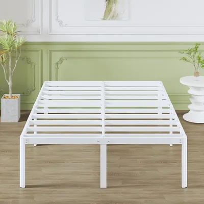 Produktbild von Bettgestell 160 x 200 cm - Metallkonstruktion - Höhe 46 cm - Stabiler Lattenrost