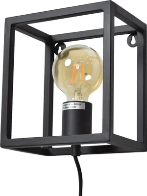 Image de Applique murale Frame noir mat