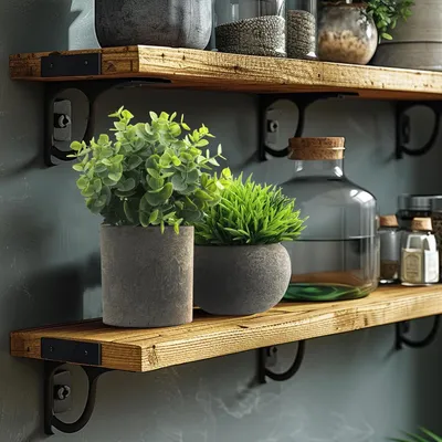 Produktbild von Set aus 4 Mini-Topfpflanzen - Eukalyptus Rosmarin Pflanzen - Dekorative kleine Kunstpflanzen - Kunststofftopfpflanzen für Wohnzimmer - Büro - Balkon - Innen und Außen - Dekoration