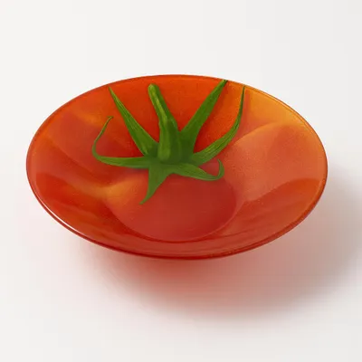 Produktbild von Schale Glas Aria Fresh Tomate 18x18x4,5 cm Rot 1 Stk.
