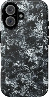 Produktbild von Digitales Grau-Camouflage – Hülle Kompatibel mit iPhone 16
