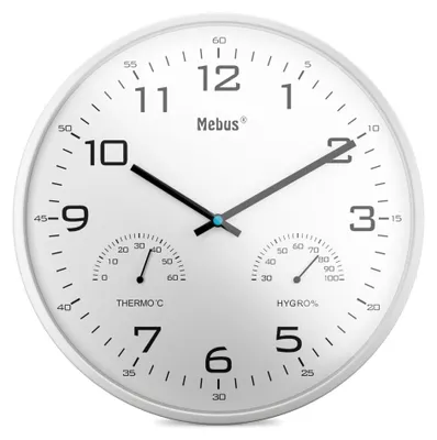 Image de Horloge murale à quartz Mebus 16181