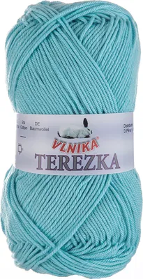 Strickgarn TEREZKA 100% Baumwolle, hellblau