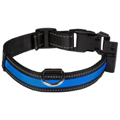 Produktbild von EYENIMAL NGCOLLUM023 USB Light Collar Blau M 76 g