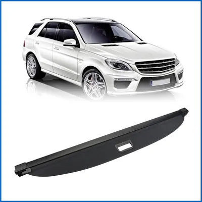 Imagen del producto de Cubierta para maletero, color , retráctil e impermeable, compatible con los modelos Mercedes-Benz ML de 2006 a 2011