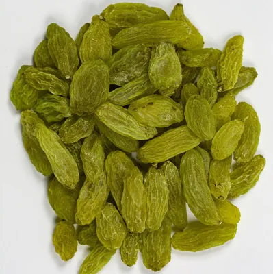 Produktbild von Food-United afghanische grüne Rosinen 500g im Schatten getrocknet