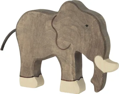 Produktbild von Holztiger Holz Elefant Spielfigur handgefertigt nachhaltig