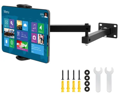 Produktbild von Tablet Wandhalterung 360° drehbar, für Küche, für 4-13 Zoll, verstellbar