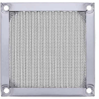 Produktbild von InLine Lüftergitter, Aluminium Filter, 80x80mm, Aluminium, Aluminium, 8 cm, 80 mm, 80 mm, 14 g