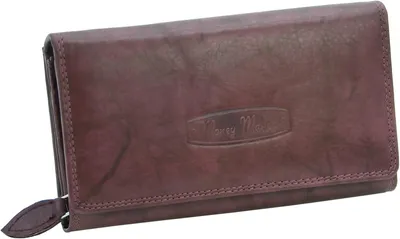 Image de Grand portefeuille en cuir pour femme avec protection RFID, porte-monnaie avec 15 compartiments pour cartes, compartiment à monnaie avec fermeture éclair, compartiment à billets, format XL paysage pour femme XL
