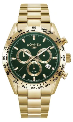 Produktbild von Roamer Herren Uhr Analog Quarz Chronograph 850837 48 75 20 Monza 100 Edelstahl
