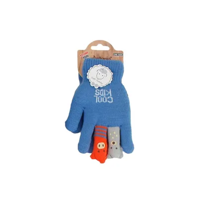 blaue Handschuhe