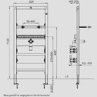 Produktbild von SANIT 90.689.00..T000 Waschtisch-Element INEO für