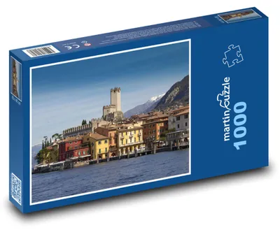 Zdjęcie produktu dla martinpuzzle - Puzzle 1000 elementów - Malcesine, Włochy, morze